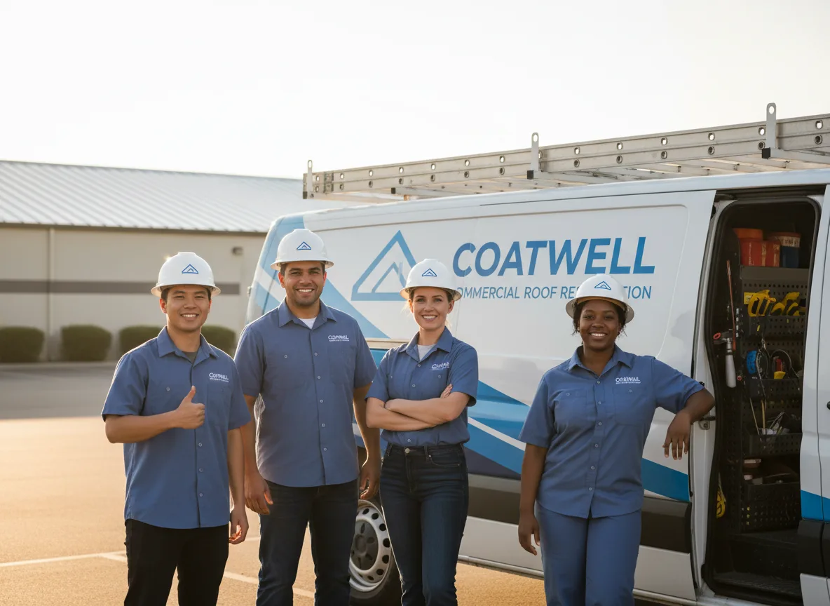 Commercial roof coating company in Reading, VT